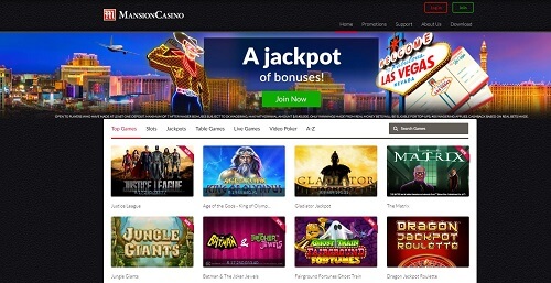 Mansion casino great welcome bonuses